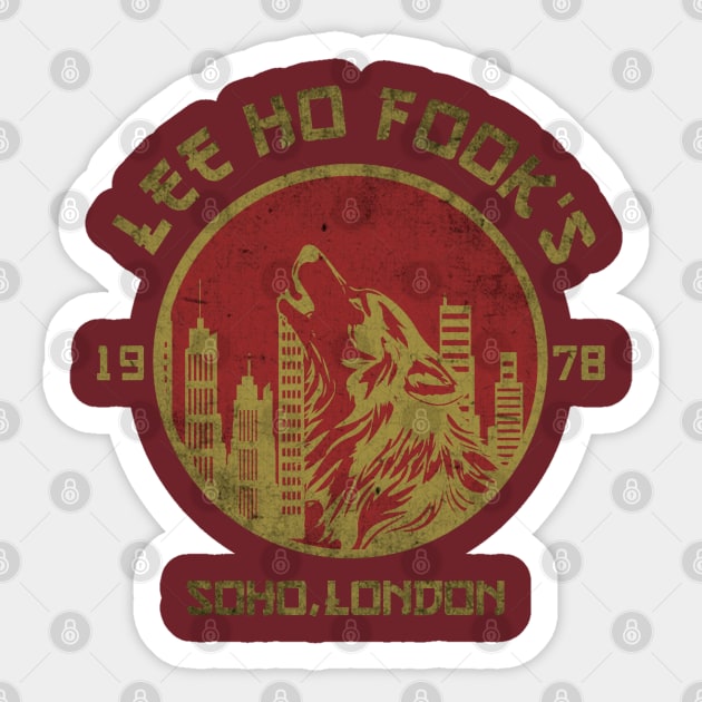 Werewolves-of-London Sticker by Sanja Sinai Art